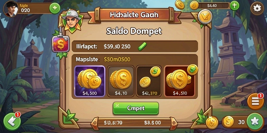 Screenshot menunjukkan bonus dan promosi terbaru.
